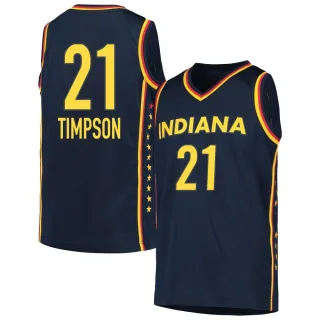 Men's Indiana Fever Makayla Timpson Explorer Edition Victory Navy 2021 Jersey