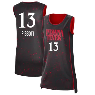 Women's Indiana Fever Justine Pissott Rebel Edition Victory Black 2021 Jersey