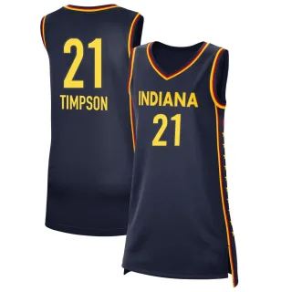 Women's Indiana Fever Makayla Timpson Explorer Edition Victory Navy 2021 Jersey